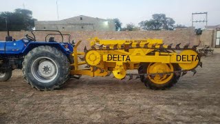 Delta Trencher  Different type of Tractor mounted Trencher price features specifications [upl. by Yreneh]