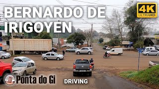 La Ciudad ubicada MÁS hacia el ESTE de ARGENTINA  BERNARDO DE IRIGOYEN en 4k driving TOUR 2023 [upl. by Ahseinod]