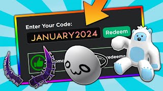 8 NEW CODES JANUARY 2024 Roblox Promo Codes For ROBLOX FREE Items and FREE Hats UPDATED [upl. by Elish]