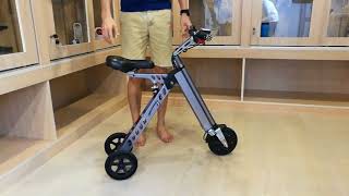 MAXGear MGX88 Foldable Electric Folding Bike Bicycle TriWheel Scooter [upl. by Telracs]