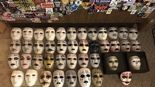 SLIPKNOT JOEY JORDISON MASK COLLECTION [upl. by Isacco580]