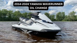 How to do a Oil Change on a 20142024 Yamaha WaveRunner All models GP1800R FX VX EX 18L [upl. by Nnair]