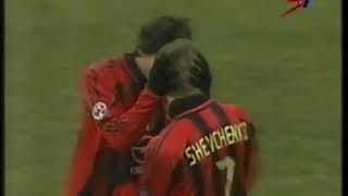 ANDRIY SHEVCHENKO great MILAN freekick [upl. by Ocinemod]