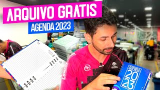 COMO FAZER AGENDA 2023  ARQUIVO MIOLO GRÁTIS [upl. by Linis]