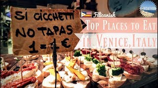 VENICE is CICCHETTI HEAVEN  ITALY FOOD GUIDE 🇮🇹 [upl. by Oirogerg487]