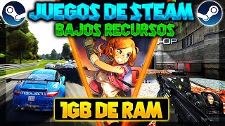 🚀7 Mejores JUEGOS GRATIS con POCOS REQUISITOS de STEAM ✅para PC de BAJOS RECURSOS 2023😎 [upl. by Lsiel]