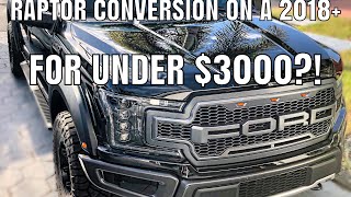 2018  2020 F150 50 V8 affordable Raptor conversion [upl. by Aiki]