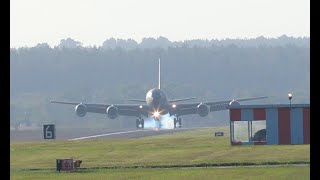 Early Morning RARE Visitor to RAF Mildenhall [upl. by Adlesirk]