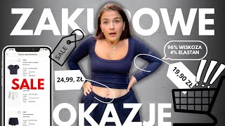 VLOG PROMOCJE  zakupowe okazje  super SKŁADY UBRAŃ [upl. by Inaja]