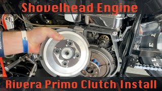 Shovelhead Rivera Primo Clutch Installation  The best Upgrade yet [upl. by Alemak385]