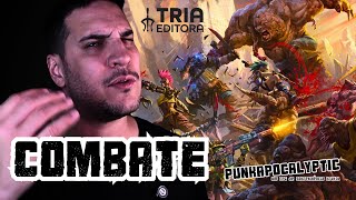 Como é o COMBATE em Punkapocalyptic RPG da Tria Editora [upl. by Eniortna]