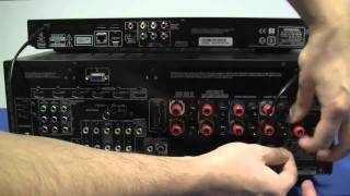 ONKYO TX SR608 Anschluss Teil 1 AV ReceiverAVRHeimkinoreceiver [upl. by Oretna34]