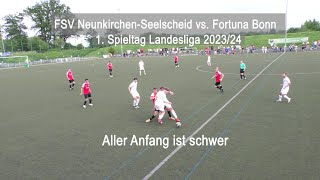 Fussball Landesliga FSV Neunkirchen Seelscheid vs SC Fortuna Bonn [upl. by Donoho]