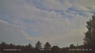 Timelapse weerstation Gasselternijveenschemond 10092024 [upl. by Hankins521]