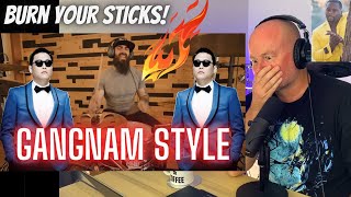 Drum Teacher Reacts El Estepario Siberiano  GANGNAM STYLE  PSY  DRUM COVER  강남스타일 [upl. by Mateusz294]