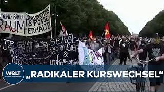 BERLIN VOR VOLKSENTSCHEID quotRadikaler Kurswechselquot Tausende fordern Revolution bei Wohnungspolitik [upl. by Britney]