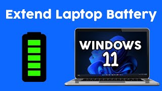 How to Extend Laptop Battery Life in Windows 11 [upl. by Frayne130]