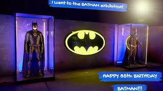 I went to the BATMAN exhibition at Covent Garden  HAPPY 85TH BIRTHDAY BATMAN [upl. by Aianat]