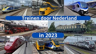 Treinen door Nederland in 2023 [upl. by Eoin]