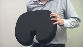 How to Correctly Use the Original McKenzie Coccyx Cushion  Relieve Tailbone Pain [upl. by Noleta]