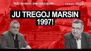 Ju tregoj marsin 1997 Flet Ish  Kreu i SHIK Fatos Klosi  Shqip nga Dritan Hila [upl. by Nedarb]