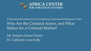 Transnational Organized Crime Identifying Criminal Actors and Markets [upl. by Jerusalem604]