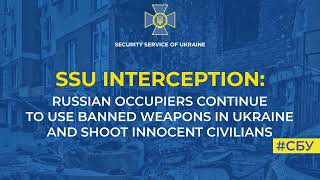 Russian occupiers continue to use banned weapons in Ukraine and shoot civilians [upl. by Kcin]