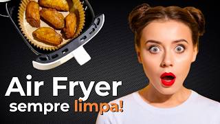 Como usar a AIR FRYER sem sujar Formas Descartáveis valem a pena [upl. by Atoiganap769]