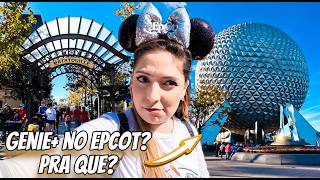 DISNEY EPCOT VALE A PENA COMPRAR GENIE MOSTREI NA PRATICA COMO USAR [upl. by Madonia]