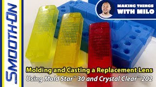 How to Create a Replacement Tail Light  Moldmaking and Clear Casting Resin Demonstration [upl. by Ysabel]