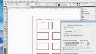 InDesign Tutorial  How to Perform a Data Merge in Adobe InDesign CS5 [upl. by Behah927]