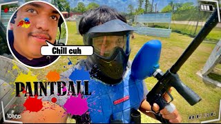 Paintball wars 👀  we slide on the opps 🥷🏽 [upl. by Eenalem]