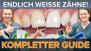 Endlich SCHÖNE amp HELLE ZÄHNE 😁  So kannst du Deine Zähne aufhellen  unser kompletter Guide [upl. by Mali]