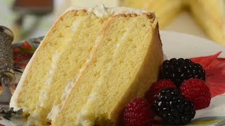 Simple Vanilla Cake Recipe Demonstration  Joyofbakingcom [upl. by Costa853]