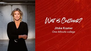 Wat is cultuur Jitske Kramer [upl. by Eednahs]