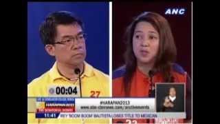 Harapan 2013 Mitos Magsaysay Koko Pimentel face off [upl. by Oiril]