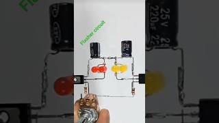 How to makeBD139 Transistor flasher circuitelectronic shortsfeed [upl. by Coridon588]