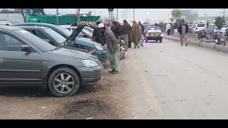 Used Car Bazaar  Sunday Car Market in Peshawar 2020  Part 3 [upl. by Warton41]