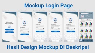 Buat Mockup Login  Figma [upl. by Yrag152]