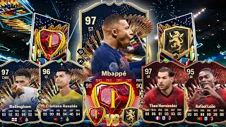 RANK 1 TOTS CHAMPS REWARDS 😱 3x LEVEL 40 PACKS amp 10x DIV ELITE FOR ULTIMATE TOTS  FC 24 [upl. by Demaria]