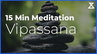 5 Minute Guided Vipassana Mindfulness Meditation [upl. by Ecnerewal947]