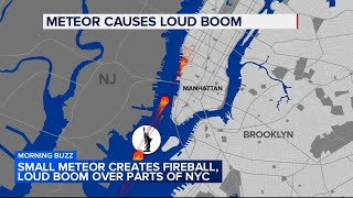 Daylight fireball meteor may have rattled parts of NYC and New Jersey NASA [upl. by Ttnerb]