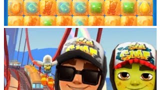 candy crush saga 🍫🍫 and subway surf 🪂🏃🏂 [upl. by Aeli]