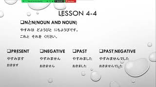 Lesson 4 minna no nihongo Grammar [upl. by Akimrej]