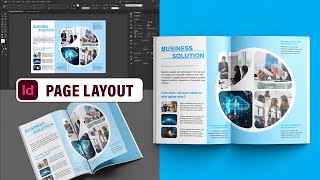 How to Page Layout Design in Adobe InDesign CC 2022  Graphic Design Tutorials [upl. by Anerol]