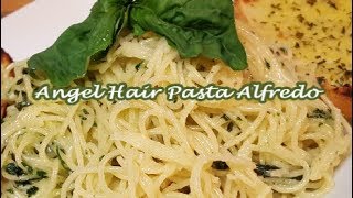 ANGEL HAIR PASTA ALFREDO  RICHARD IN THE KITCHEN [upl. by Nojad775]