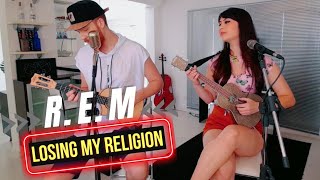 Losing my Religion  REM  UKULELE Acoustic Cover By Overdriver Duo [upl. by Etsirhc731]