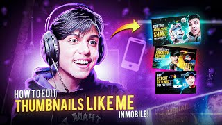 How To Make an Attractive 🔥 Thumbnail For YouTube Videos With Glow Effect  Tutorial For Beginners [upl. by Notnarb909]