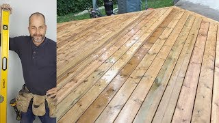 DIY DECK Part 5  Laying Deckboards [upl. by Greenland658]