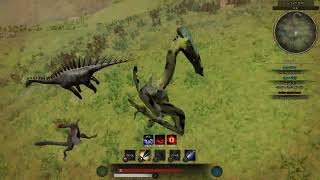 How to hunt Miragaia as Hatze  Haztegopteryx VS Miragia amp Struthiomimus  Path of Titans [upl. by Persas424]